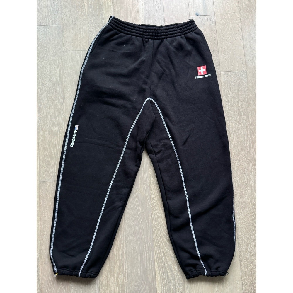 MEDIUM THE GV GALLERY RASPBERRY HILLS BLACK BERRY MED BAGGY SWEATS ✅❤️ BRAND NEW